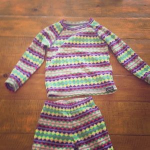 Gently used patagonia girls fleece set